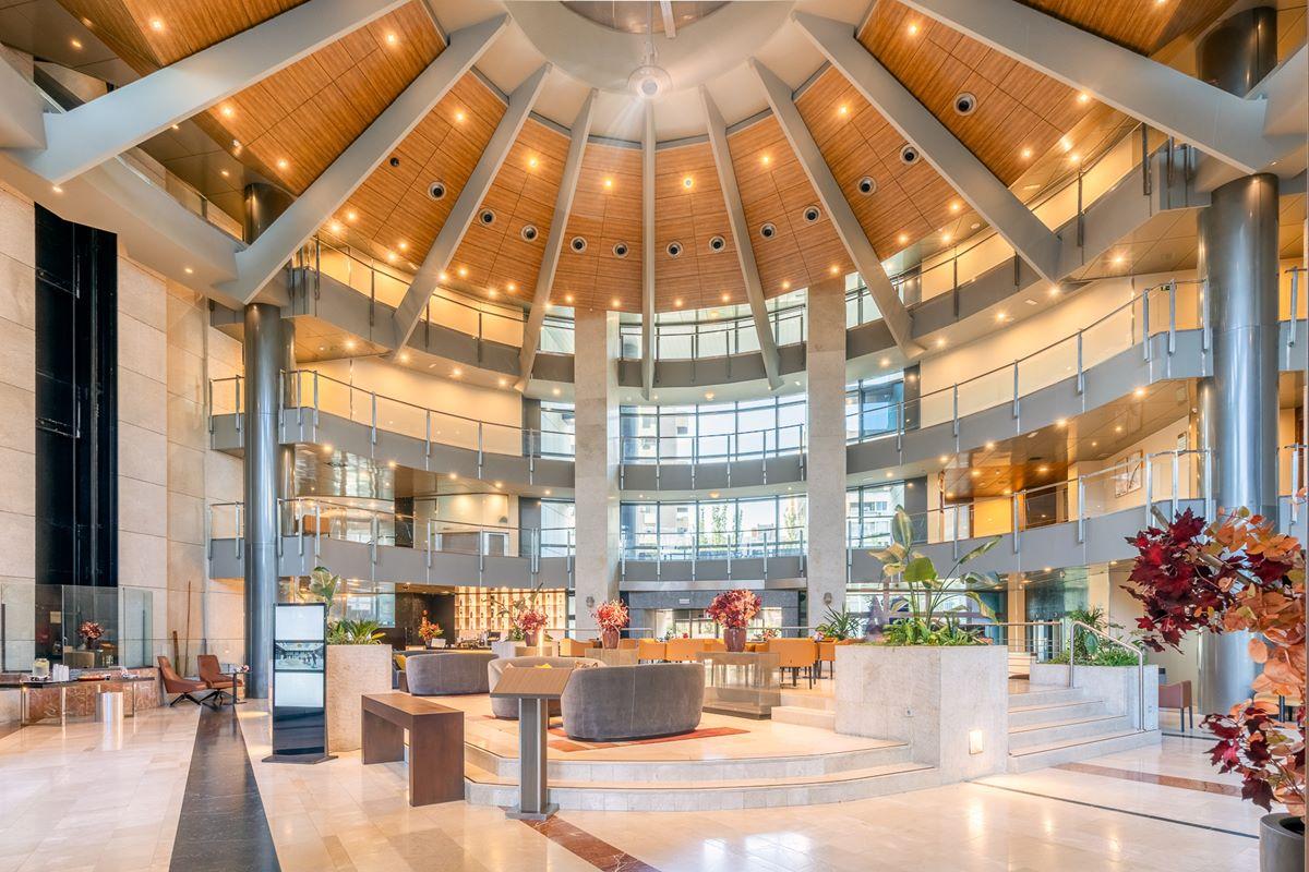 Eurostars Suites Mirasierra Madrid Exterior photo The lobby of the hotel